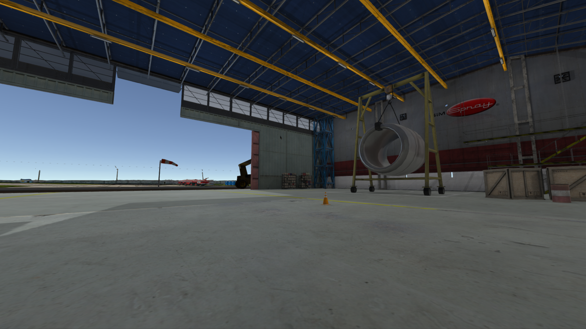 environment - hangar